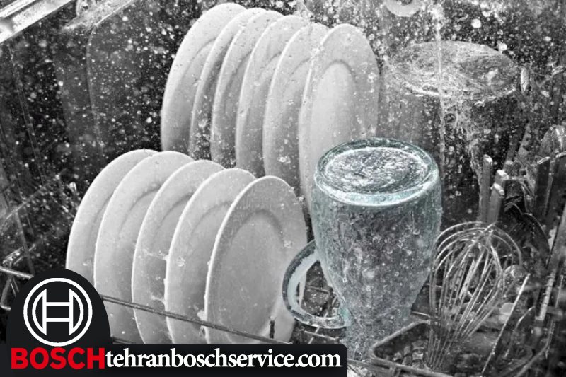 تاثیر سختی آب روی عملکرد ماشین ظرفشویی bosch 